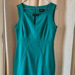Laundry by Shelli Segal Women’s Teal and Gold Dress (Size 8)